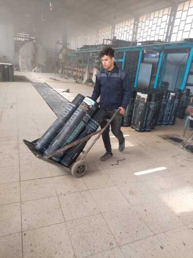 خط تولید شرکت ایزوگام گلبام محلات 